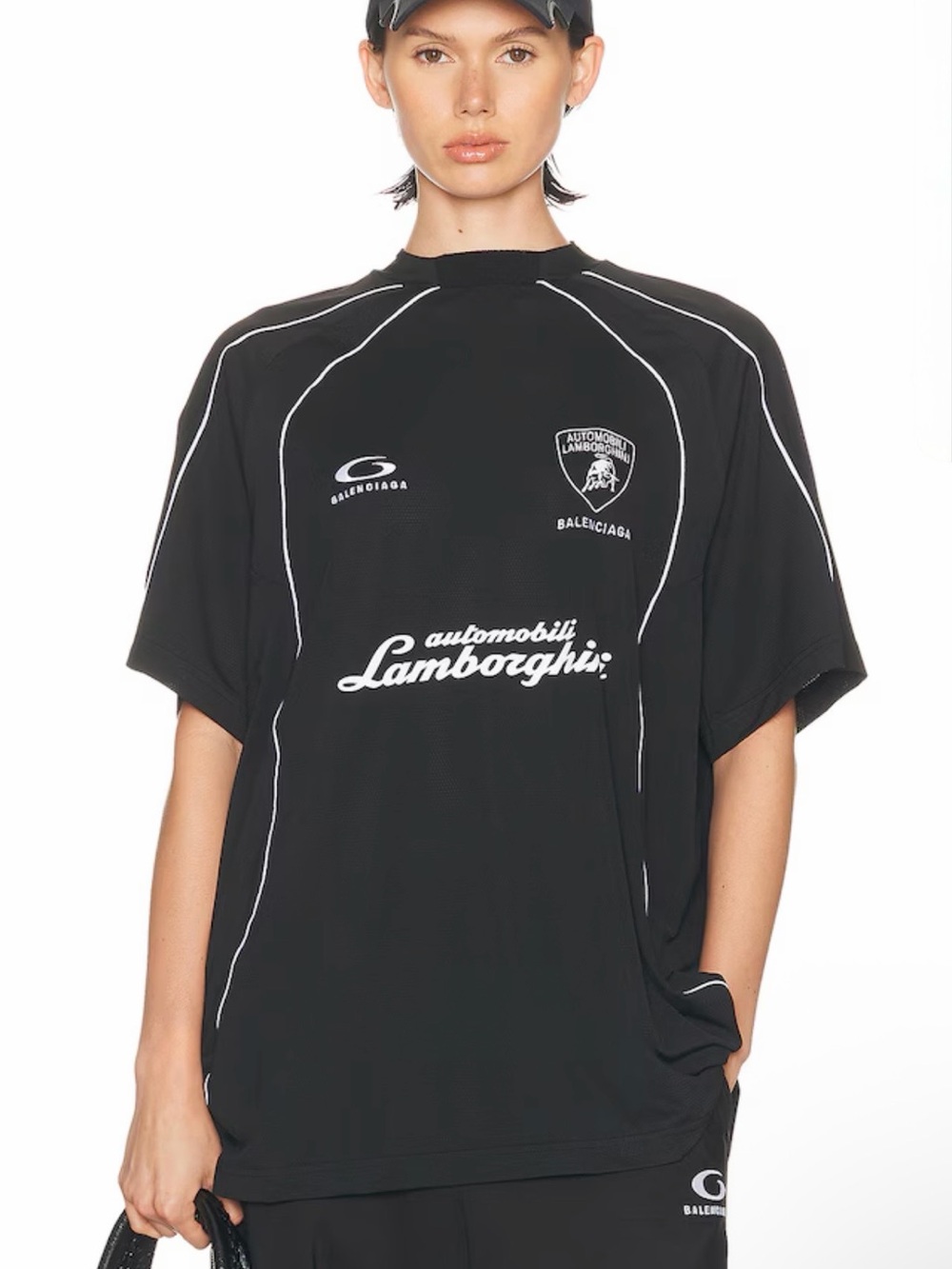 NWT BALENCIAGA Lamborghini Oversized Soccer T-shirt